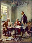 Writing the Declaration of Independence, 1776 Jean Leon Gerome Ferris